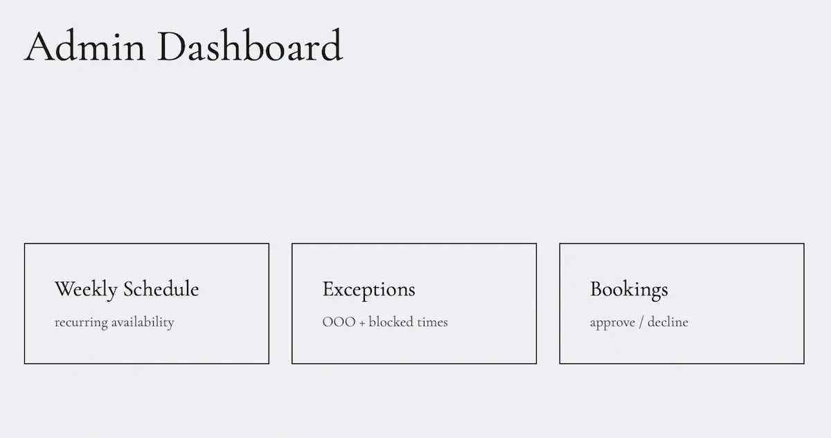 Personal Brand & Booking Platform screenshot 4